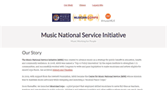 Desktop Screenshot of musicnationalservice.org
