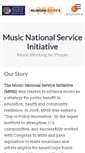 Mobile Screenshot of musicnationalservice.org